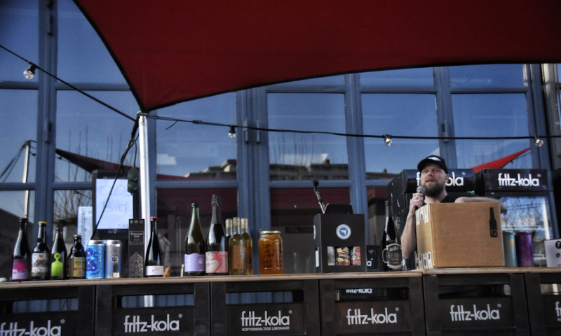 Veiling tijdens beer geeks beat als met Ferry Wijnhoven